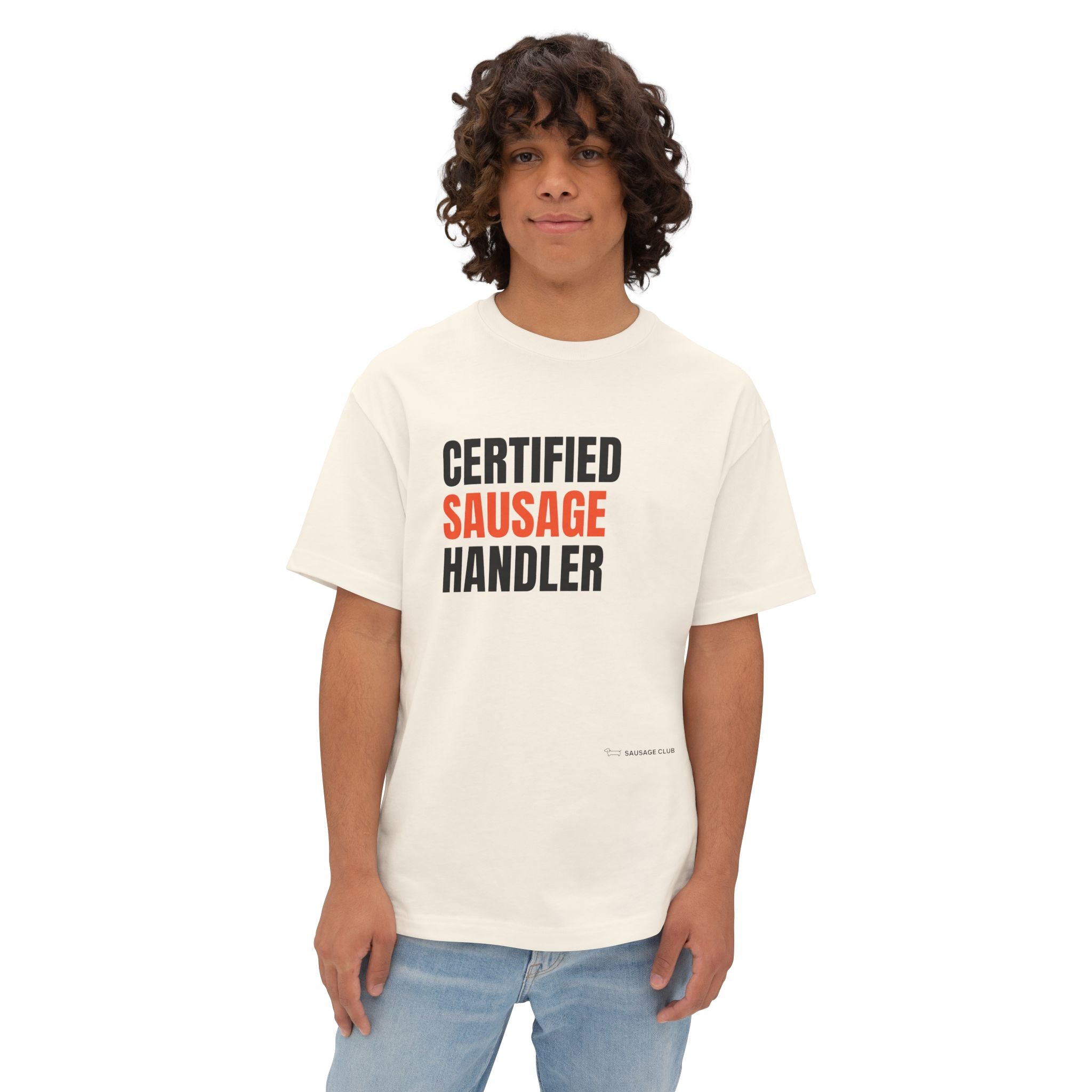 Certified Sausage Handler – Oversized Tee